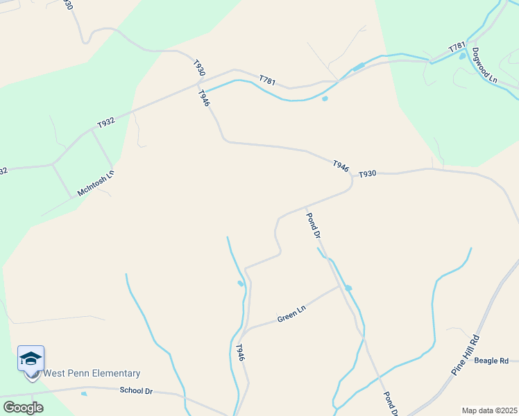 map of restaurants, bars, coffee shops, grocery stores, and more near 328 Snowdrift Road in Andreas