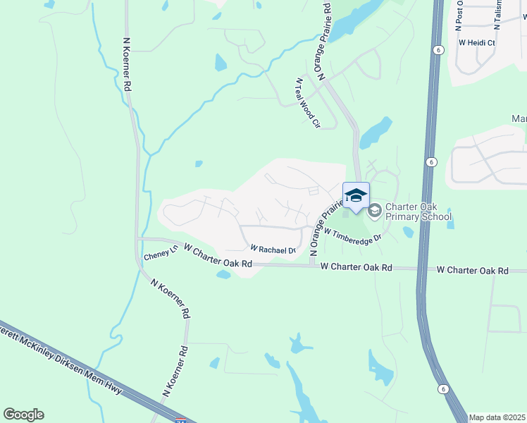 map of restaurants, bars, coffee shops, grocery stores, and more near 5518 West Timberedge Drive in Peoria