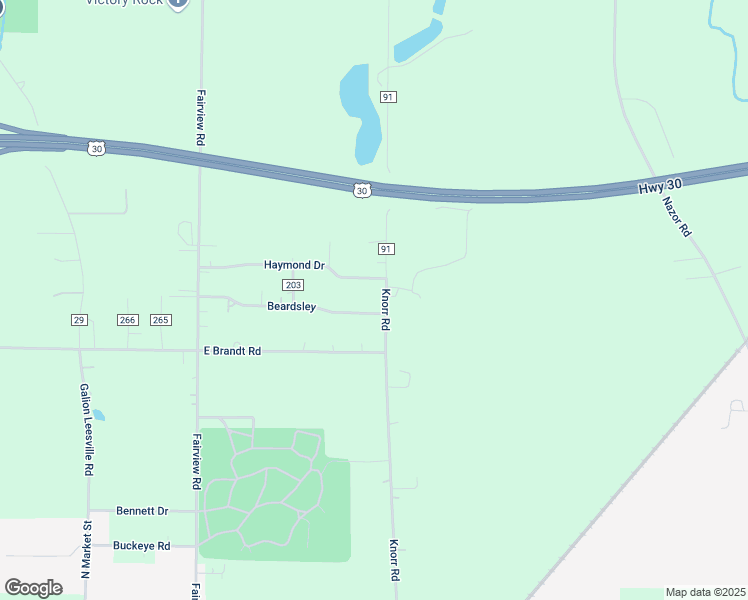 map of restaurants, bars, coffee shops, grocery stores, and more near 845 Haymond Drive in Galion