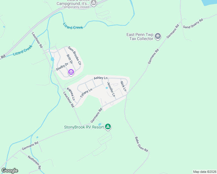 map of restaurants, bars, coffee shops, grocery stores, and more near 225 Jennifer Lane in Lehighton