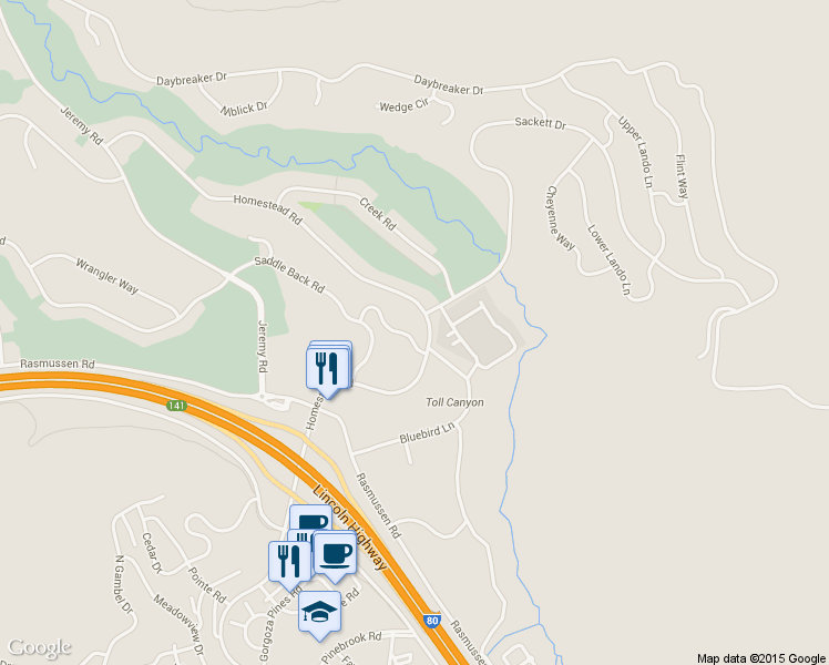 map of restaurants, bars, coffee shops, grocery stores, and more near 3006 Canyon Links Drive in Park City