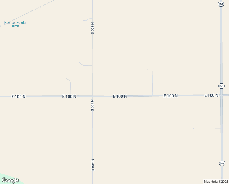 map of restaurants, bars, coffee shops, grocery stores, and more near 6157 East 100 North in Bluffton