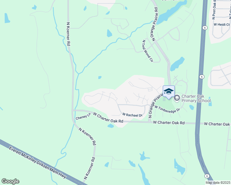 map of restaurants, bars, coffee shops, grocery stores, and more near 5721 West Ridgecrest Drive in Peoria