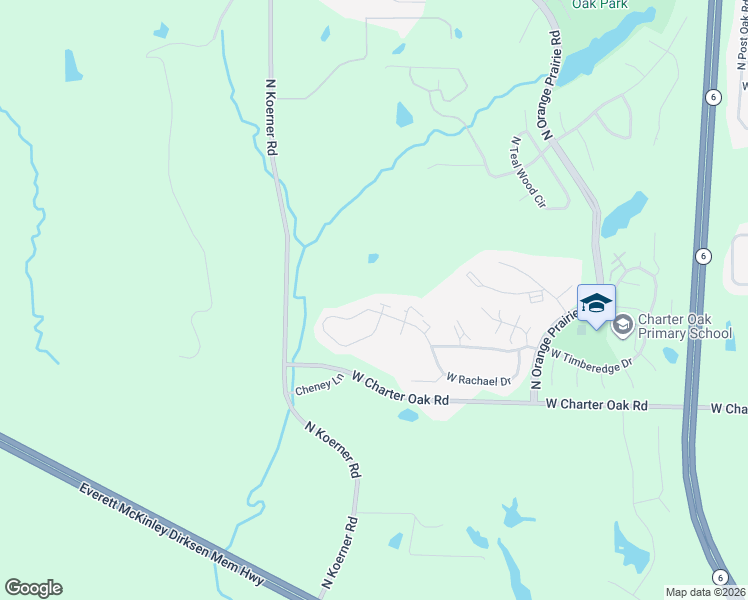 map of restaurants, bars, coffee shops, grocery stores, and more near 5905 West Ridgecrest Drive in Peoria