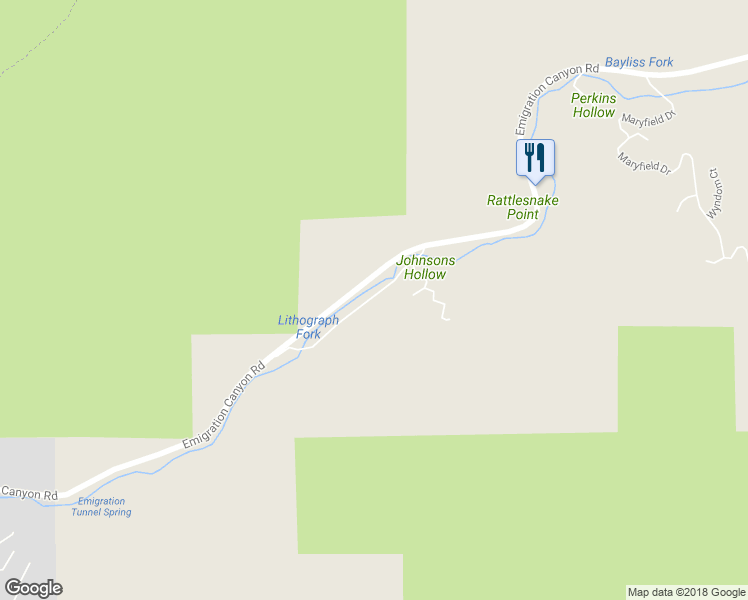 map of restaurants, bars, coffee shops, grocery stores, and more near 3858 Sunnydale Lane in Salt Lake City
