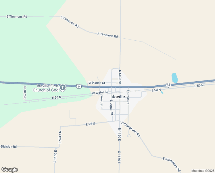map of restaurants, bars, coffee shops, grocery stores, and more near 100-198 Highway 24 in Idaville