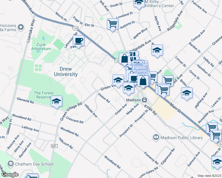 map of restaurants, bars, coffee shops, grocery stores, and more near 7 Wilmer Street in Madison