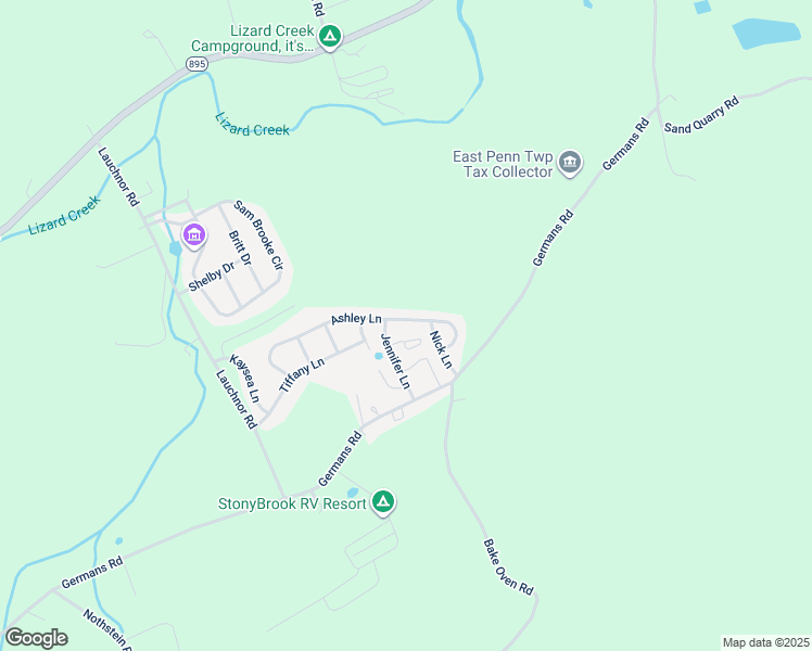 map of restaurants, bars, coffee shops, grocery stores, and more near 200 Ashley Lane in Lehighton