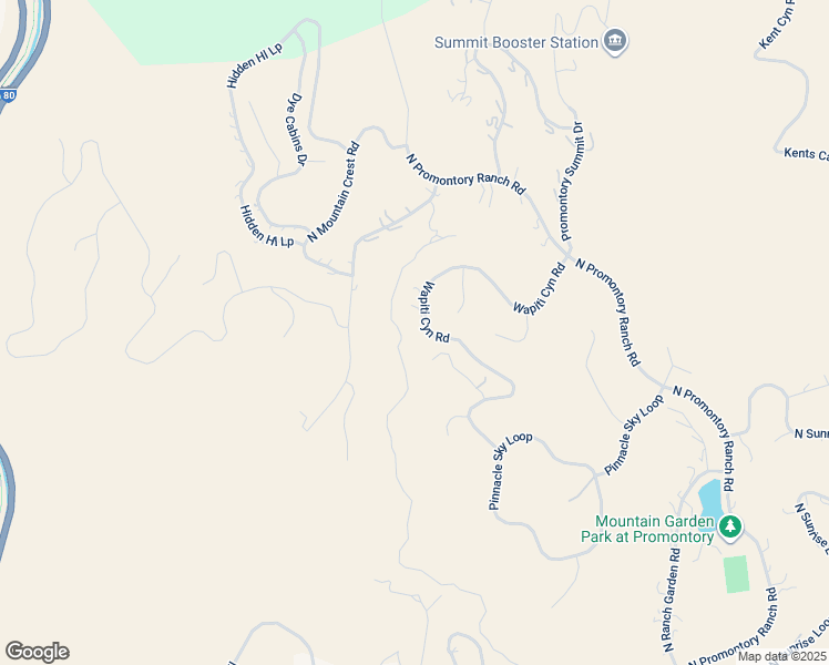 map of restaurants, bars, coffee shops, grocery stores, and more near 3376 East Wapiti Canyon Road in Park City