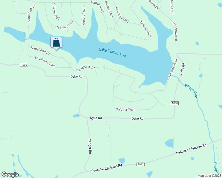 9131 South Yuma Trail, Lake Tomahawk OH Walk Score