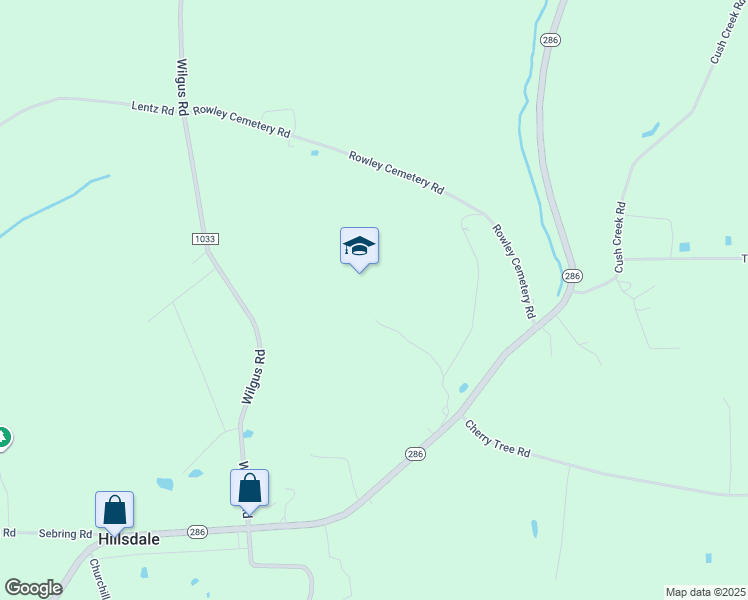 map of restaurants, bars, coffee shops, grocery stores, and more near in Hillsdale