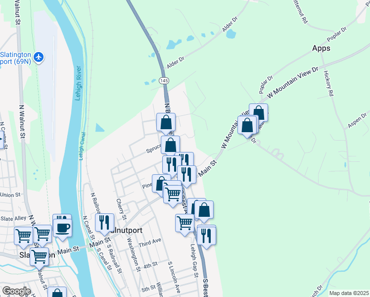 129 North Lehigh Gap Street, Walnutport PA Walk Score