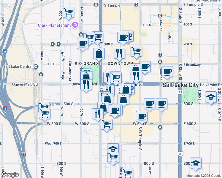 map of restaurants, bars, coffee shops, grocery stores, and more near in 