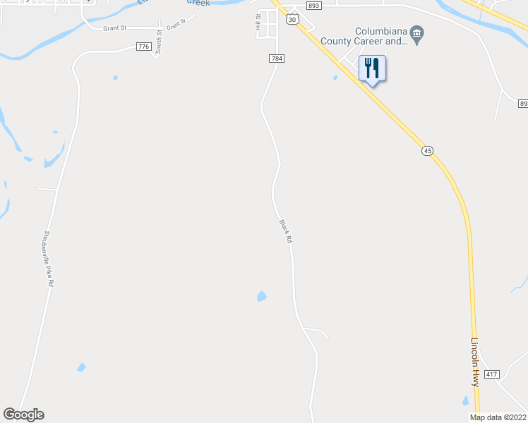 map of restaurants, bars, coffee shops, grocery stores, and more near 9601 Black Road in Lisbon