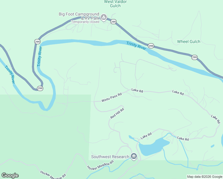 map of restaurants, bars, coffee shops, grocery stores, and more near 1850 Wintu Pass Road in Junction City