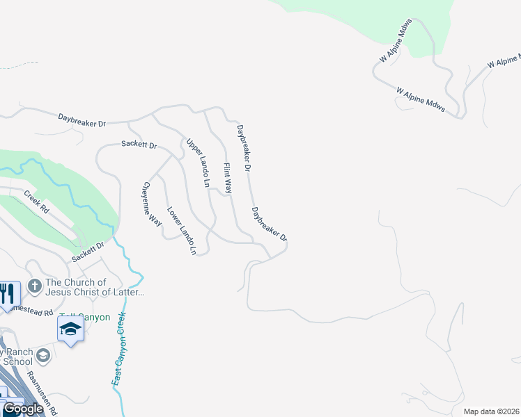 map of restaurants, bars, coffee shops, grocery stores, and more near 8930 Daybreaker Drive in Park City