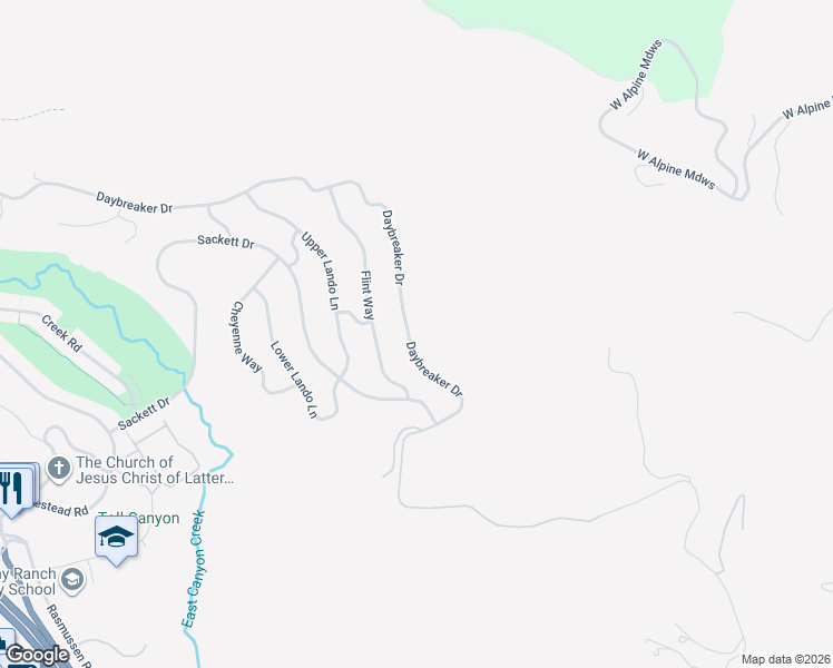 map of restaurants, bars, coffee shops, grocery stores, and more near 8930 Daybreaker Drive in Park City