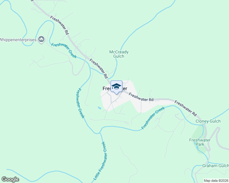 map of restaurants, bars, coffee shops, grocery stores, and more near in Freshwater