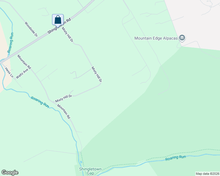 map of restaurants, bars, coffee shops, grocery stores, and more near 320 Misty Hill Drive in State College