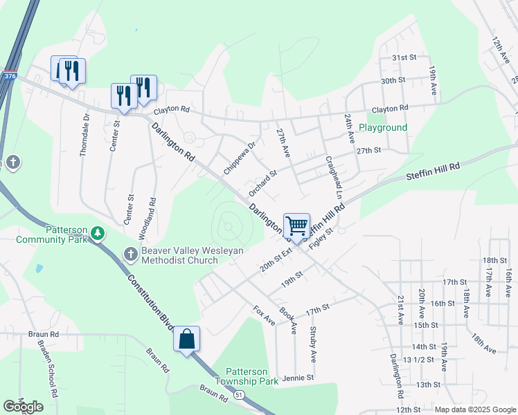 2038 Darlington Road, Beaver Falls PA Walk Score