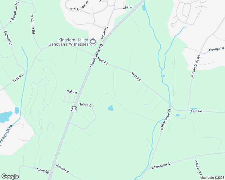 map of restaurants, bars, coffee shops, grocery stores, and more near 2327 Yost Road in Bath