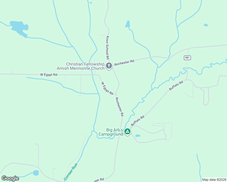 map of restaurants, bars, coffee shops, grocery stores, and more near 25005 West Egypt Road in Minerva