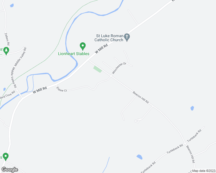 map of restaurants, bars, coffee shops, grocery stores, and more near 8 Elaine Court in Califon