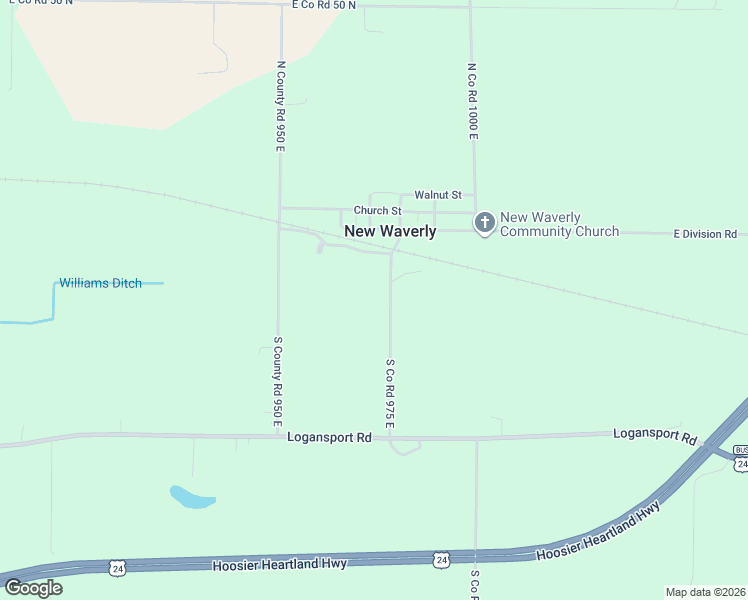 map of restaurants, bars, coffee shops, grocery stores, and more near in New Waverly