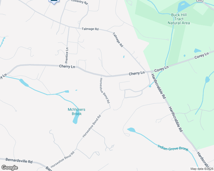 map of restaurants, bars, coffee shops, grocery stores, and more near 465 Cherry Lane in Mendham