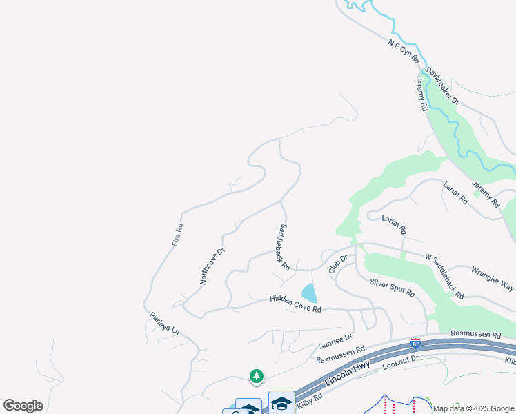map of restaurants, bars, coffee shops, grocery stores, and more near 8987 Northcove Drive in Park City