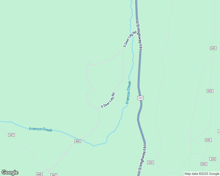 map of restaurants, bars, coffee shops, grocery stores, and more near 549 South Deer Lodge Road in Dutch John