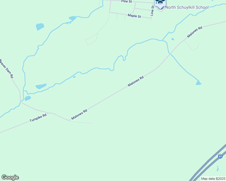 map of restaurants, bars, coffee shops, grocery stores, and more near 85 Malones Road in Ashland