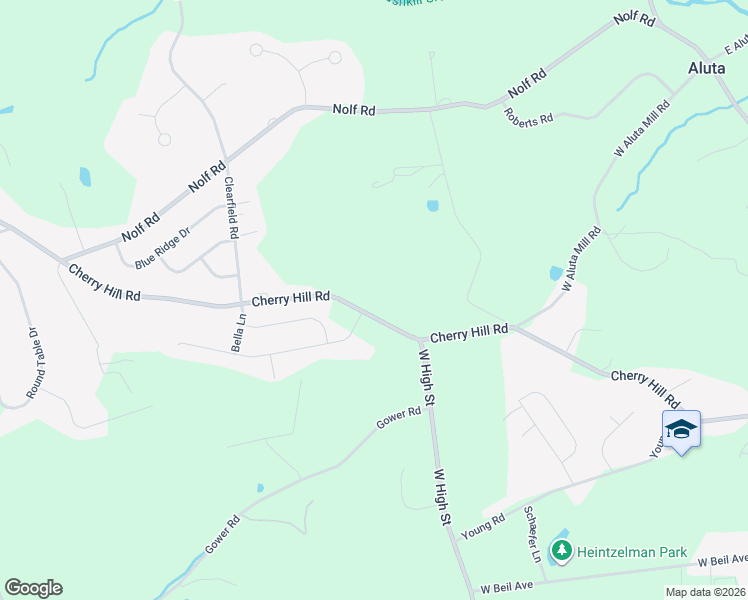 map of restaurants, bars, coffee shops, grocery stores, and more near 328 Cherry Hill Road in Nazareth