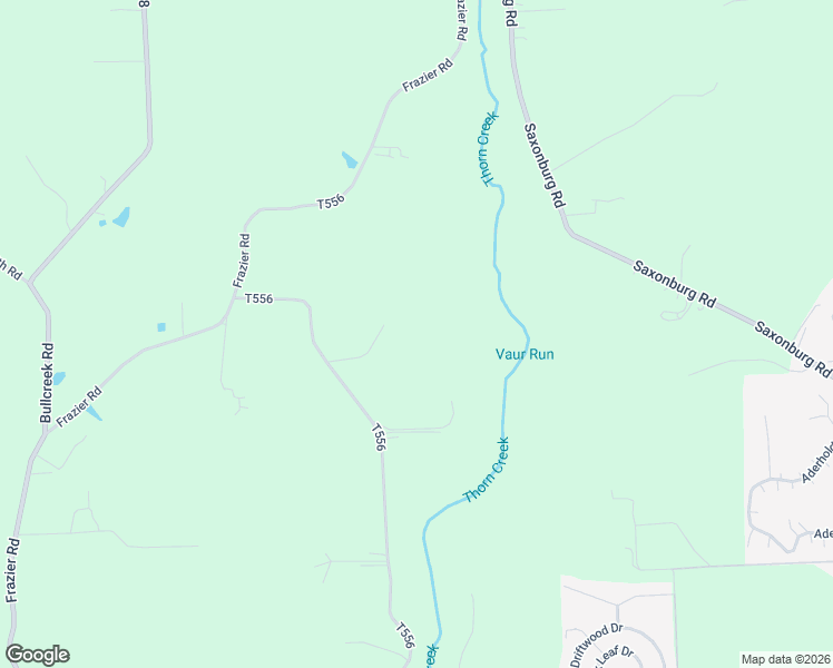 map of restaurants, bars, coffee shops, grocery stores, and more near 207 Ohara Road in Saxonburg