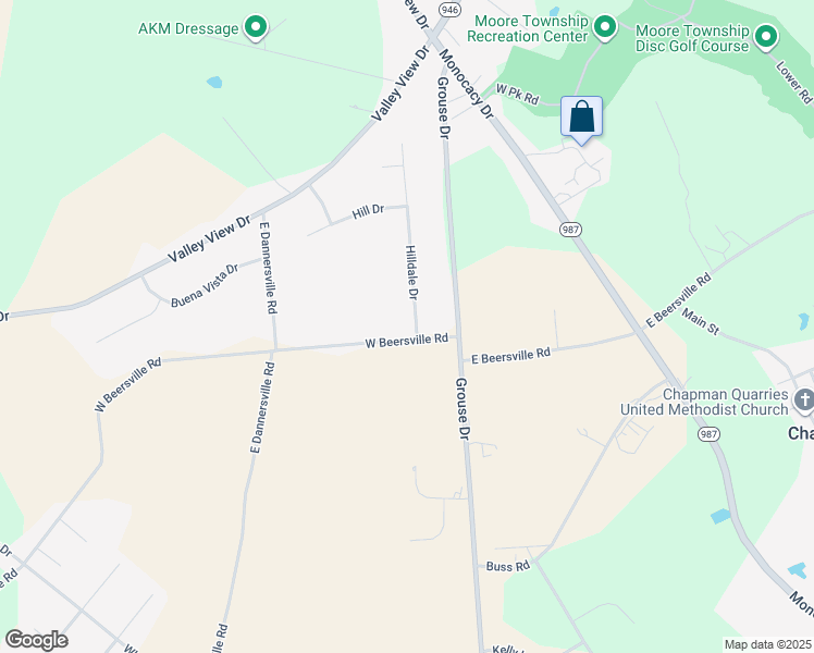 map of restaurants, bars, coffee shops, grocery stores, and more near 501 Hilldale Drive in Bath