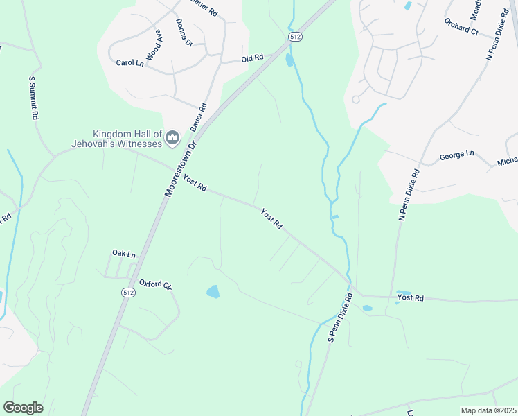 map of restaurants, bars, coffee shops, grocery stores, and more near 2346 Yost Road in Bath