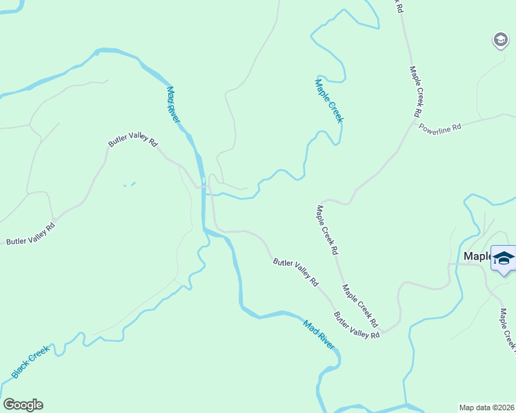 map of restaurants, bars, coffee shops, grocery stores, and more near in Maple Creek