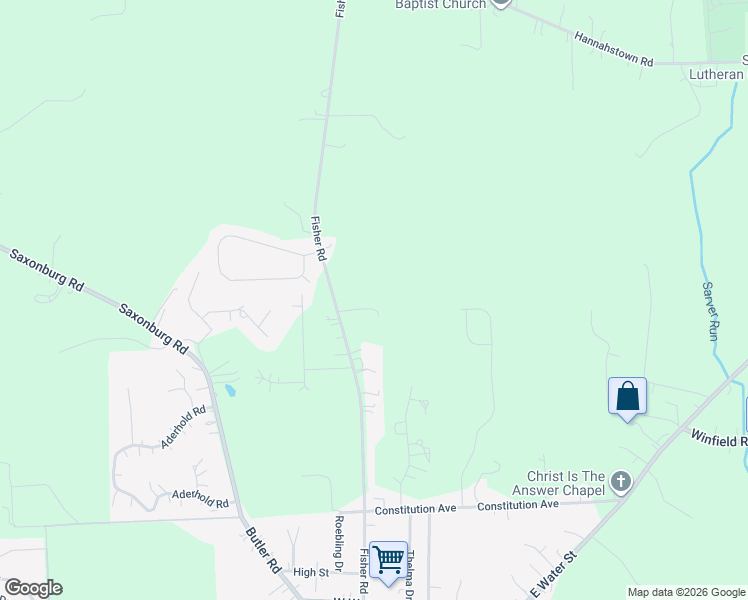 map of restaurants, bars, coffee shops, grocery stores, and more near 105 Audrey Ln in Cabot