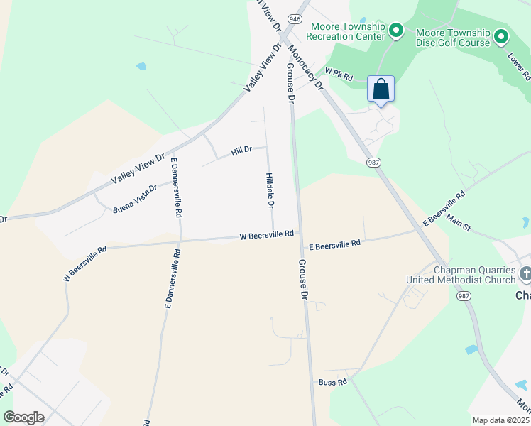 map of restaurants, bars, coffee shops, grocery stores, and more near 509 Hilldale Drive in Bath