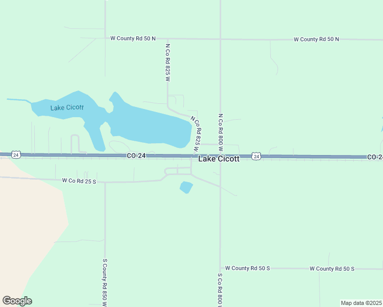 map of restaurants, bars, coffee shops, grocery stores, and more near in Lake Cicott