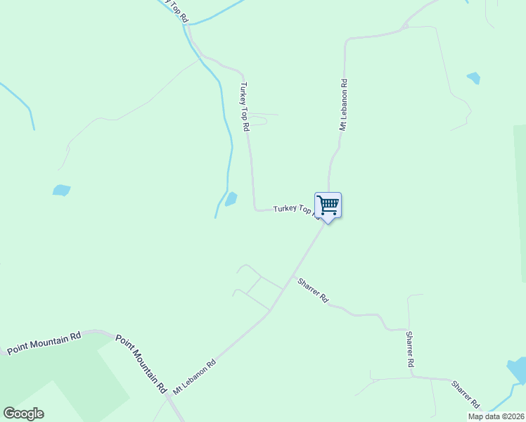 map of restaurants, bars, coffee shops, grocery stores, and more near 307 Turkey Top Road in Port Murray