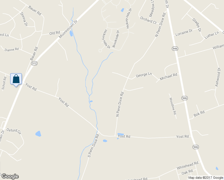 map of restaurants, bars, coffee shops, grocery stores, and more near 383 North Penn Dixie Road in Bath