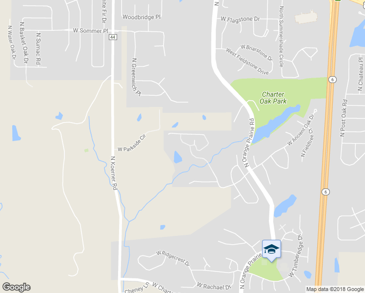 map of restaurants, bars, coffee shops, grocery stores, and more near 5708 West Deer Park Drive in Peoria