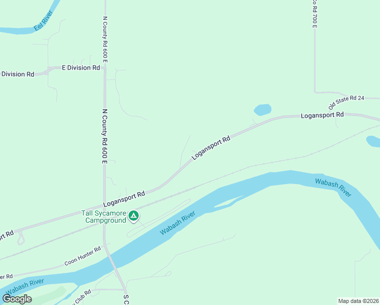 map of restaurants, bars, coffee shops, grocery stores, and more near 6285 Logansport Road in Logansport