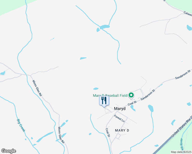 map of restaurants, bars, coffee shops, grocery stores, and more near in Tuscarora