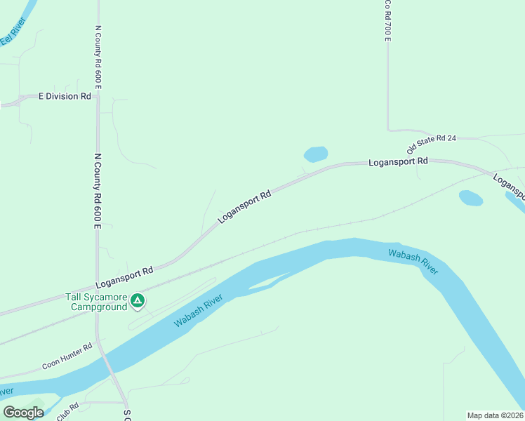 map of restaurants, bars, coffee shops, grocery stores, and more near 6615-6681 Logansport Road in Logansport