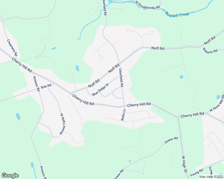 map of restaurants, bars, coffee shops, grocery stores, and more near 416 Cross Hill Road in Nazareth