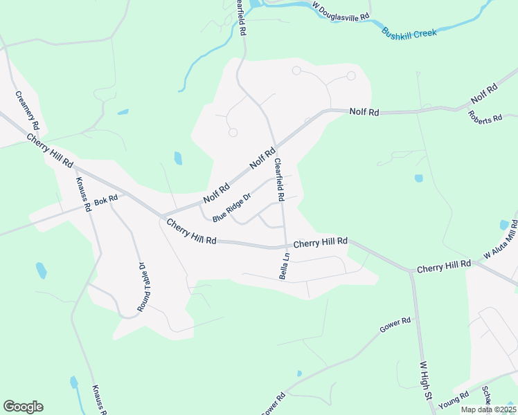 map of restaurants, bars, coffee shops, grocery stores, and more near 416 Cross Hill Road in Nazareth