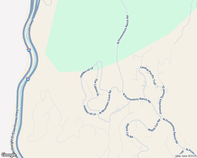 map of restaurants, bars, coffee shops, grocery stores, and more near 9388 Dye Cabins Drive in Park City