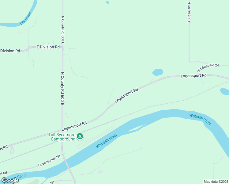 map of restaurants, bars, coffee shops, grocery stores, and more near 6285 Logansport Road in Logansport